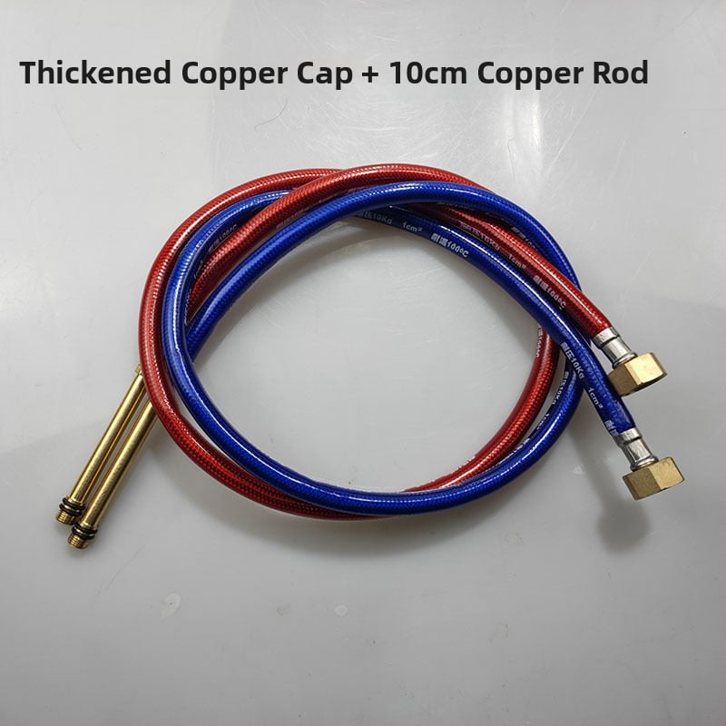 Furtun de intrare apă pentru robinet, furtun metal împletit, rezistent la explozie, Pengling, tub cu acoperire din plastic, material cupru-ocel, 1 MPa