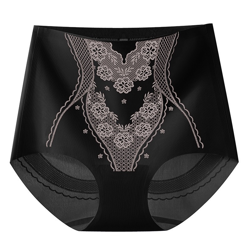 Bezšavene ženske shapewear gaće s visokim strukom, antibakterijske, podizanje stražnjice, kontrola struka, prozračne Ice Silk najlonske tkanine