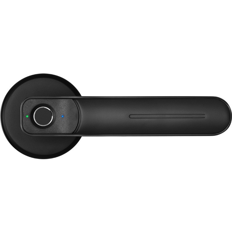 Inteligentna ručica brave s otiskom prsta za drvena vrata Bluetooth TTLock (30 otisaka; >100000 otključavanja; skeniranje <0,5 s; lažno prepoznavanje <0,1%; kompatibilno s drvenim, sigurnosnim i metalnim vratima)