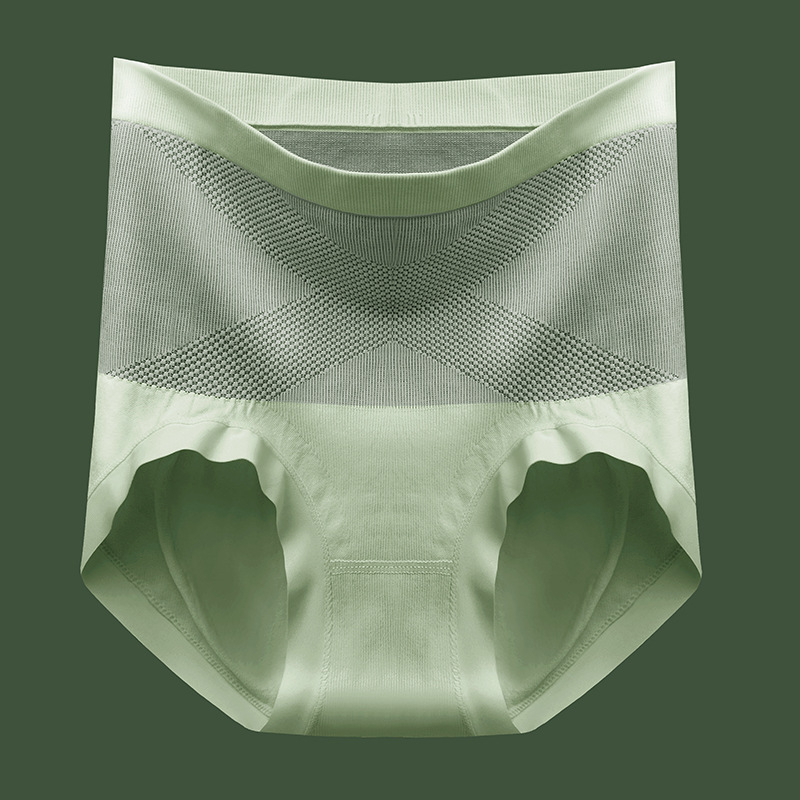 X crne bandage gaćice za žene, visokim strukom, podstava od svile, antibakterijske, konturiranje abdomena, oblikovanje tijela, podizanje bokova, bez šavova