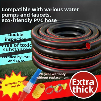 Furtun pentru pompă de apă casnică, moale și gros, rezistent la explozie, PVC, certificat CE UE