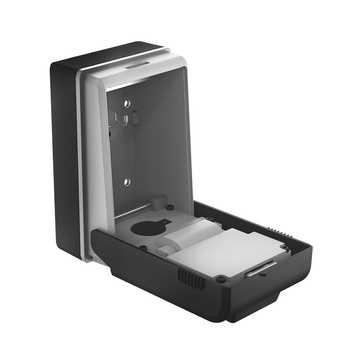 Cutie pentru chei iluminată cu LED și parolă, montată pe perete, impermeabilă, alimentată cu baterii, pentru depozitarea cheilor, cardurilor și USB-urilor