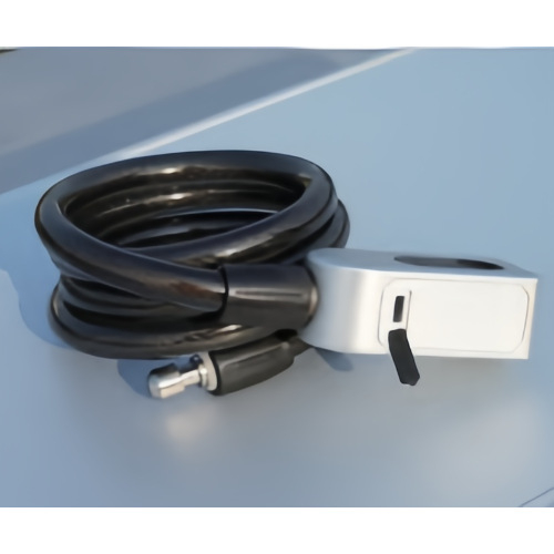 Pametni brav za bicikl s otiskom prsta i čeličnim prstenom, kabel; pohranjenih 60 otisaka, otključavanje <0,5 s, lažni pristup <0,005%, DC napajanje, radna temperatura -20°C do 70°C