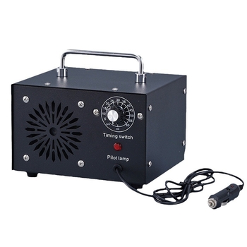 Autóba szerelt ozon-generátor fertőtlenítéshez és légáramlás tisztításához, 85W, 12V DC, 15 g/h, QKU06 modell