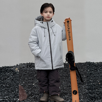 Yoqi Унисекс детско пухено яке, пълнеж 86–90% бял гъши пух, външна материя полиестер, подплата нейлон, есен 2025