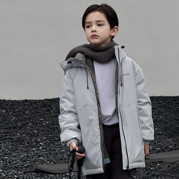 Yoqi Унисекс детско пухено яке, пълнеж 86–90% бял гъши пух, външна материя полиестер, подплата нейлон, есен 2025