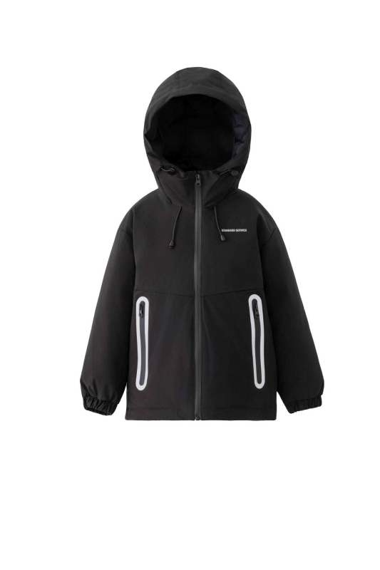 Yoqi Унисекс детско пухено яке, пълнеж 86–90% бял гъши пух, външна материя полиестер, подплата нейлон, есен 2025