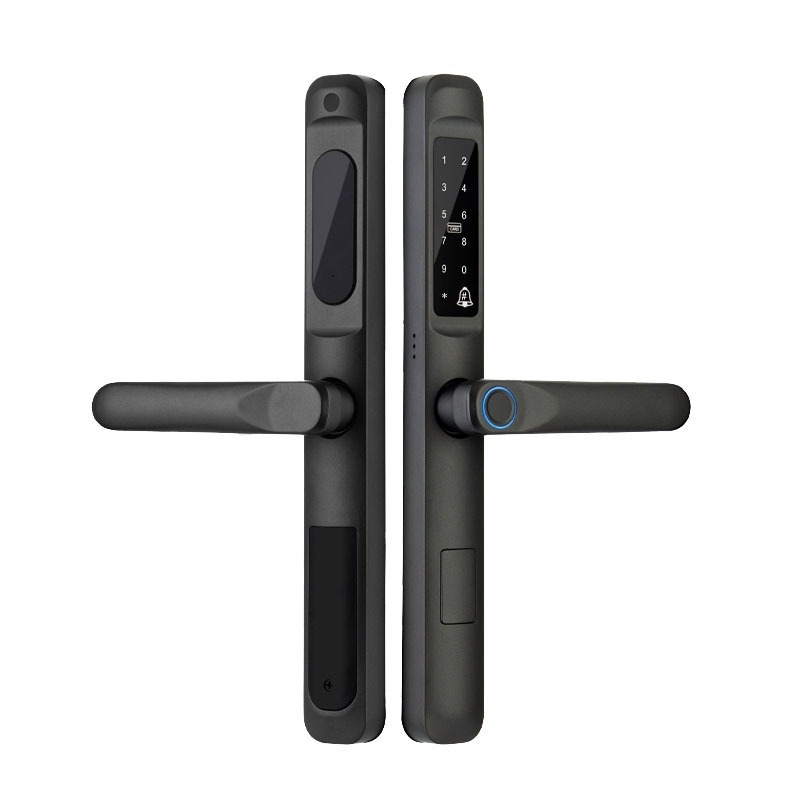 Pametna brava za vrata s otiskom prsta – 100 pohranjenih otisaka, više od 100000 otvaranja, skeniranje <0.001 s, FAR 0.0001%, napajanje DC