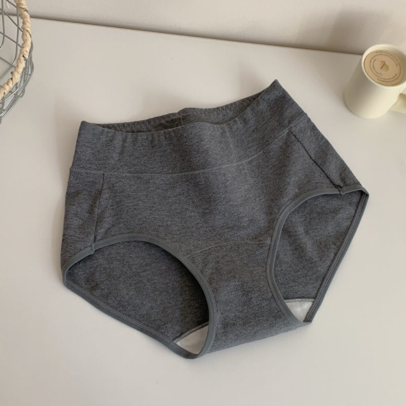 Magas derekú haskontrollos pamut női alsónemű, fő anyag 90–95% pamut, ágyék rész 100% pamut, kötött anyag, antibakteriális 10A