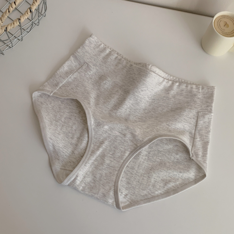 Magas derekú haskontrollos pamut női alsónemű, fő anyag 90–95% pamut, ágyék rész 100% pamut, kötött anyag, antibakteriális 10A