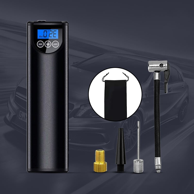 Más járműre szerelt kis méretű elektromos készülék HBWL-009 Hordozható nagynyomású léggömbpumpa autó sürgősségi használathoz és éjszakai világításhoz, ABS + alumínium, testreszabható feldolgozás