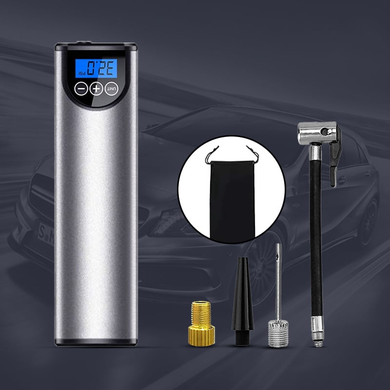 Más járműre szerelt kis méretű elektromos készülék HBWL-009 Hordozható nagynyomású léggömbpumpa autó sürgősségi használathoz és éjszakai világításhoz, ABS + alumínium, testreszabható feldolgozás