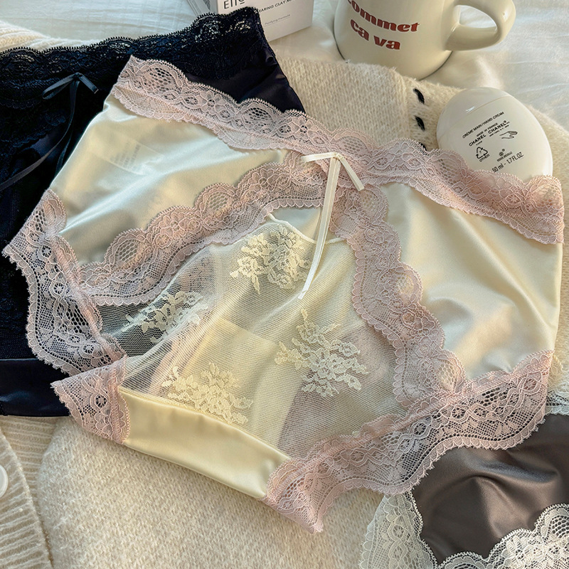 Damske gaćice Ice Silk, bez vidljivih linija, prozračne, podizanje stražnjice, srednji pojas
