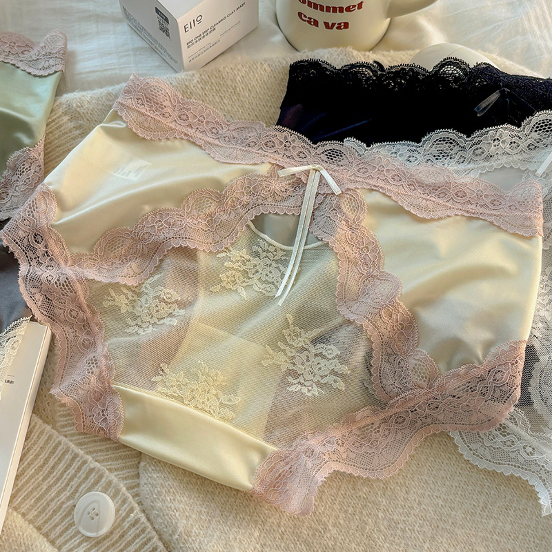 Damske gaćice Ice Silk, bez vidljivih linija, prozračne, podizanje stražnjice, srednji pojas