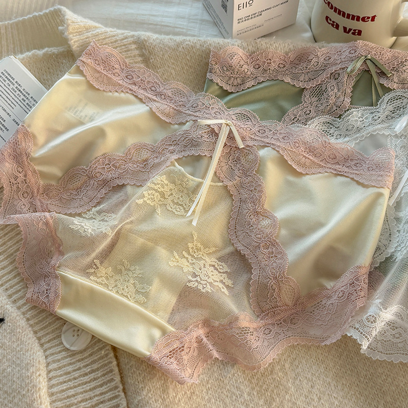 Damske gaćice Ice Silk, bez vidljivih linija, prozračne, podizanje stražnjice, srednji pojas
