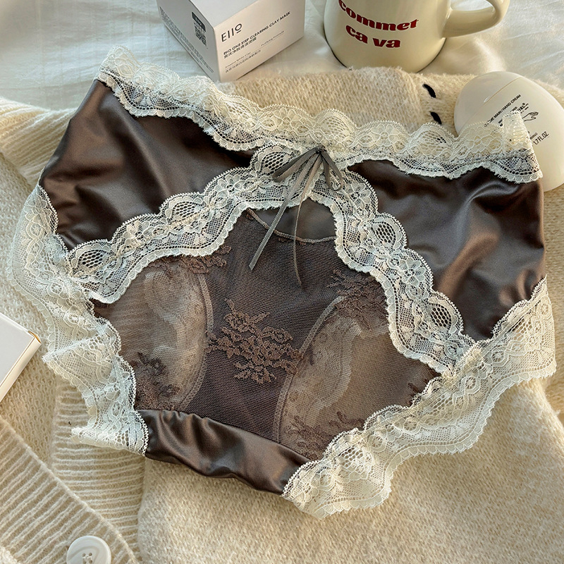 Damske gaćice Ice Silk, bez vidljivih linija, prozračne, podizanje stražnjice, srednji pojas