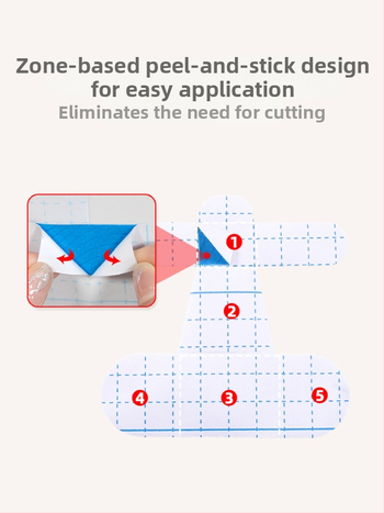 Detský korektor valgusu palca s elastickou páskou – bavlnená textúra, 30 kusov, pre deti, na behanie a basketbal