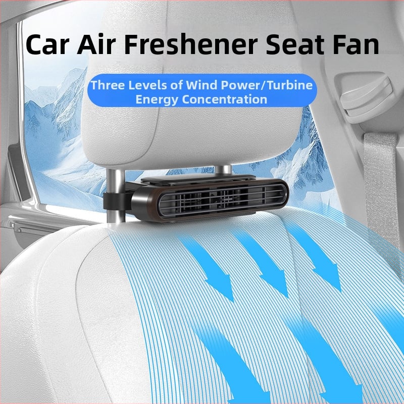 HL11 Ventilator za auto sjedalo – USB turbinski ventilator, 3 brzine, tiho rad