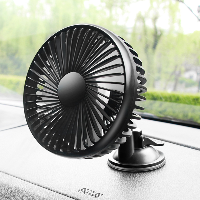 USB automobilni ventilator, model R-8039, 5W, ABS