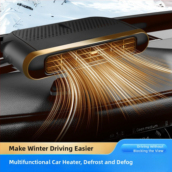 Încălzitor auto 12V/24V, 120W, Model 102, ABS, pentru încălzire, dezghețare și degivrare