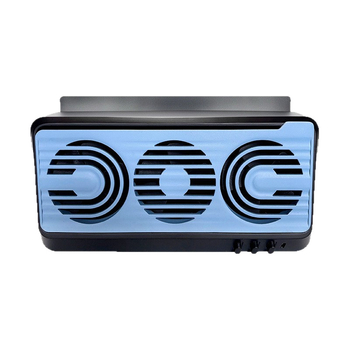 Automobilski ventilator za ventilaciju s dvostrukom funkcijom usisavanja i puhanja, napajan USB i solarnom energijom, 5W, model FL-998