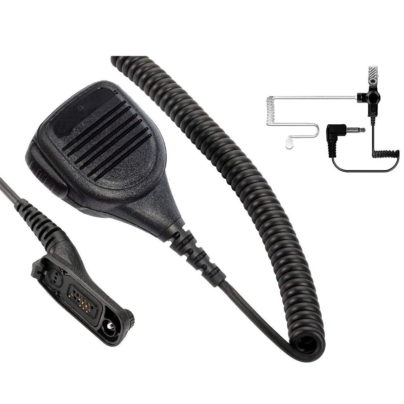 3,5 mm mikrofon za walkie-talkie za Motorola | ručni/ramenski mikrofon | bez baterije | raspon 1,5–3 km | 3,5 mm audio priključak
