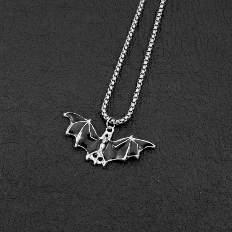 Lanț din oțel inoxidabil cu pandant cruce, lanț tip bilă, unisex, 21–50 cm