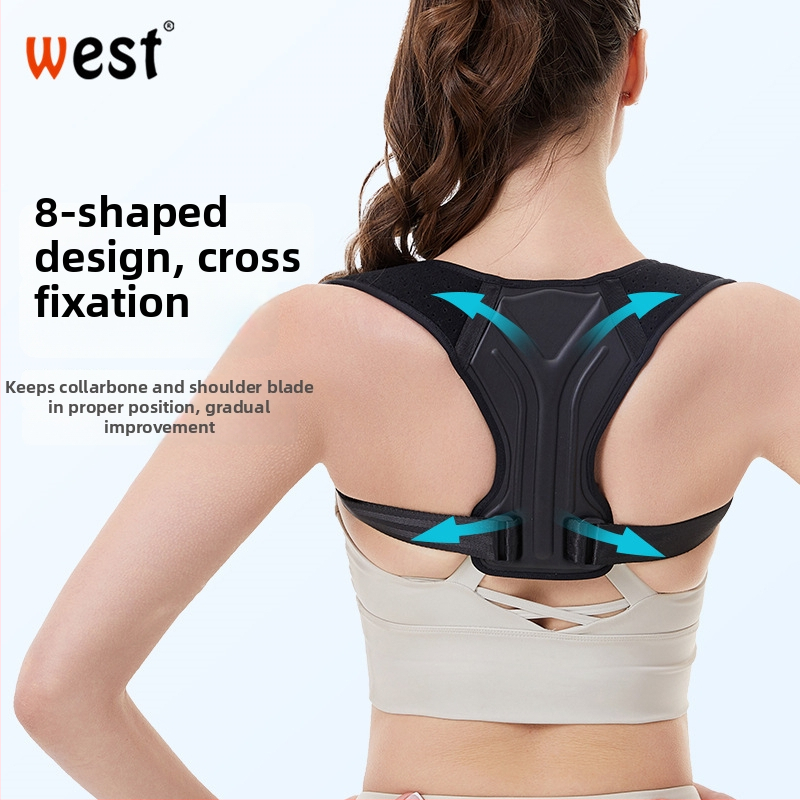 Unisex pás na korekciu drže tela, neviditeľný korektor, priedušný polyester, korekcia chrbtice, kód produktu 5533