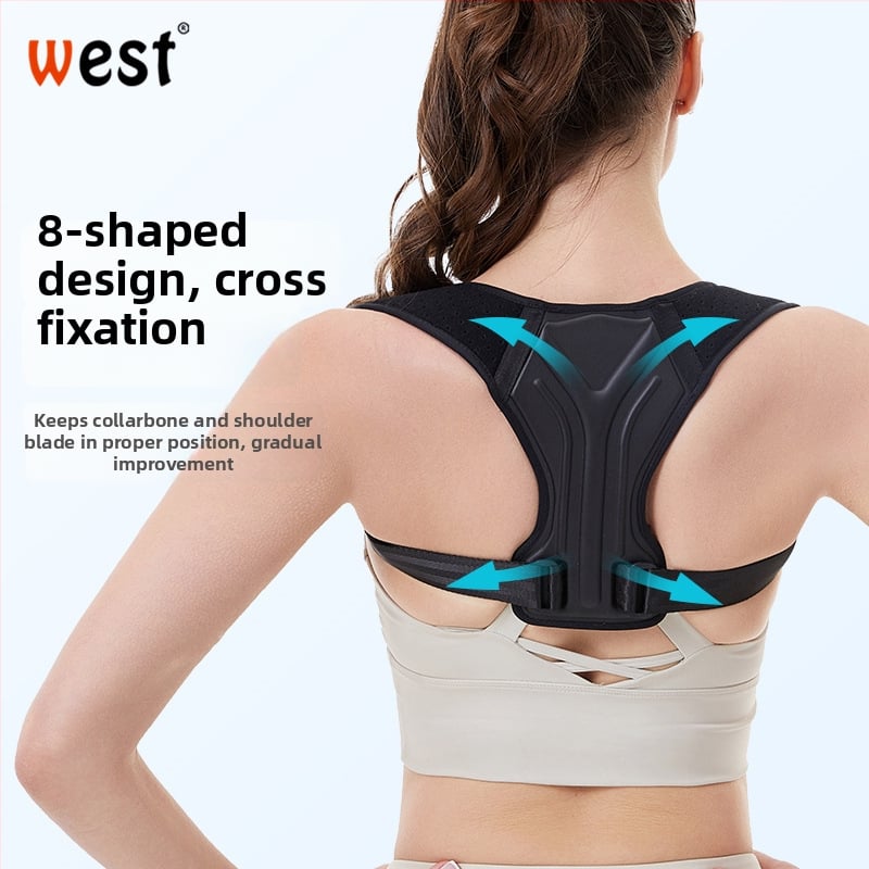 Unisex pás na korekciu drže tela, neviditeľný korektor, priedušný polyester, korekcia chrbtice, kód produktu 5533