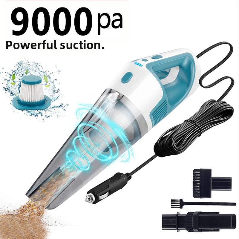 Žični ručni usisavač za automobil, montiran u vozilu, 120W, usis 9000Pa, napon ≤36V, duljina kabela 4,2 m