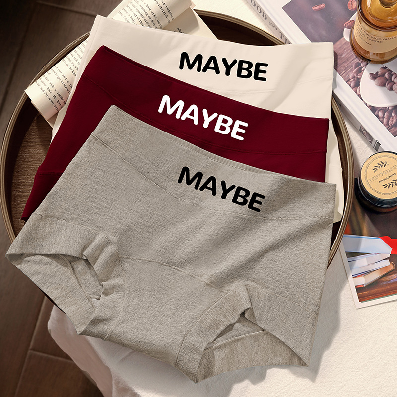 Női pamut alsónemű középmagas derekú, légáteresztő, antibakteriális, intim részen pamut bélés, 90–95% pamut
