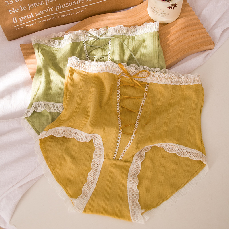 Női pamut magas derekú alsónemű haskontrollal, 90–95% pamut, 100% bélés