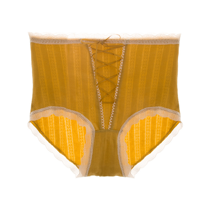 Női pamut magas derekú alsónemű haskontrollal, 90–95% pamut, 100% bélés