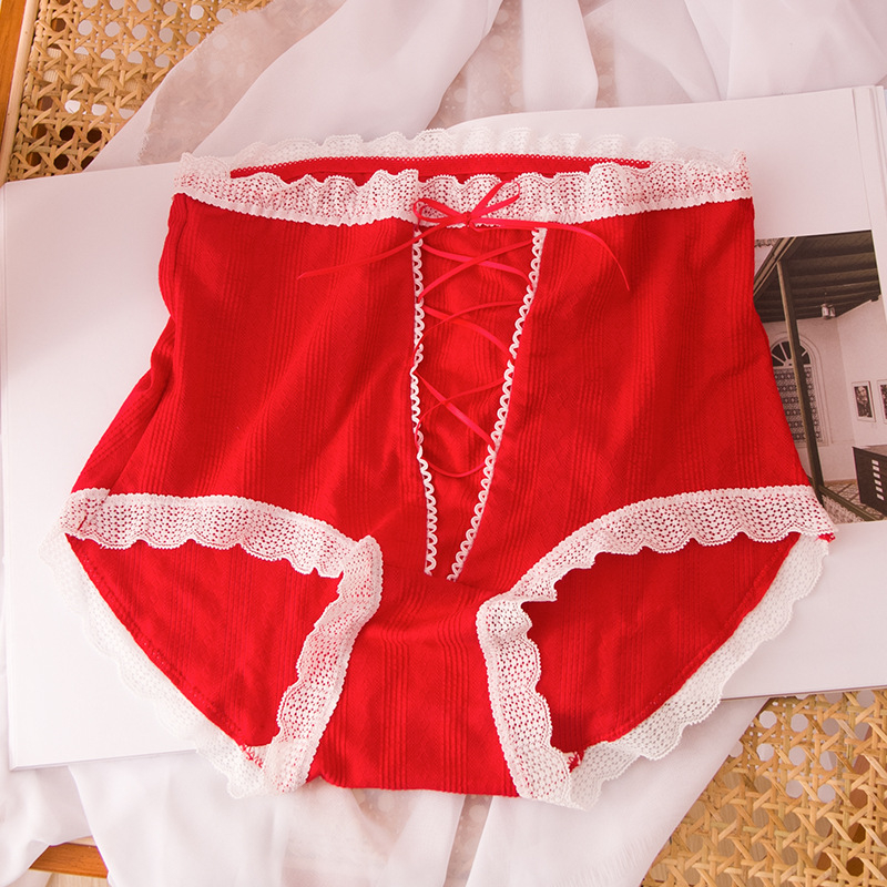 Női pamut magas derekú alsónemű haskontrollal, 90–95% pamut, 100% bélés