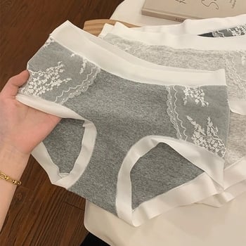 Női pamut alsónemű, középmagas derékrész, kötött anyagú, lélegző, antibakteriális; 95–100% pamut, 100% pamut aljzat