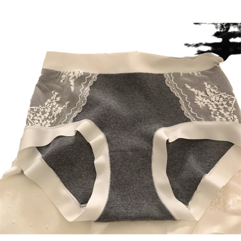 Női pamut alsónemű, középmagas derékrész, kötött anyagú, lélegző, antibakteriális; 95–100% pamut, 100% pamut aljzat