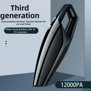 Autový vysávač do auta s bezdrôtovým nabíjaním, prenosný ručný, 60W vstupný výkon, 5500Pa sací výkon