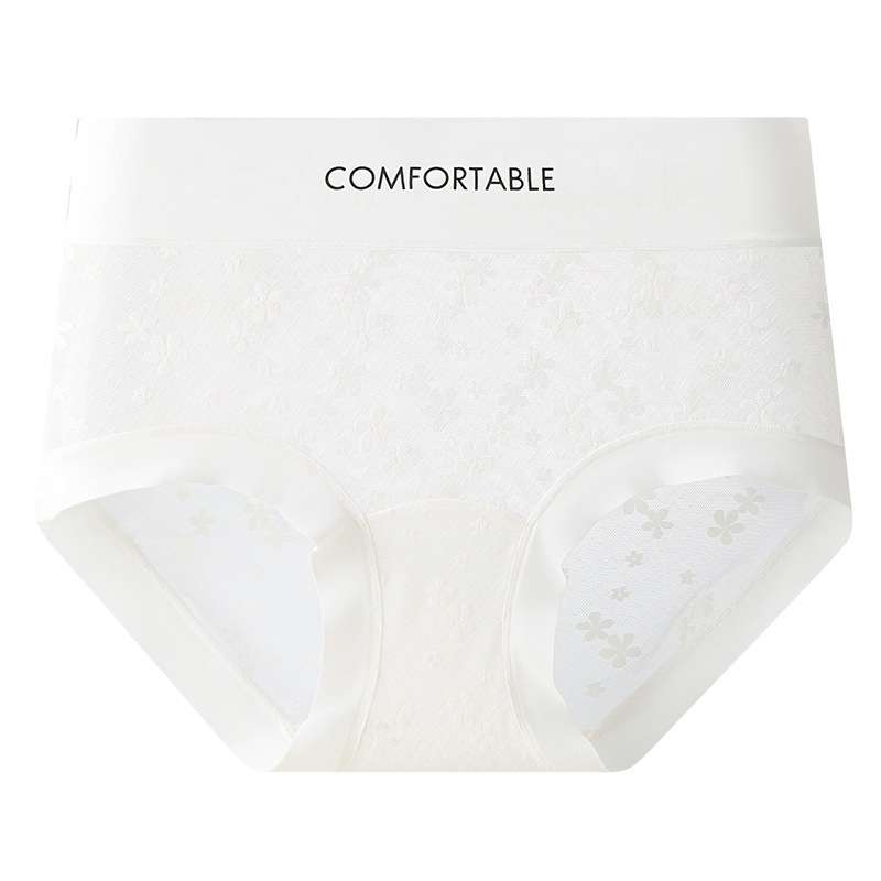 Nylon csipkés női bugyi hosszított ágyékkal, légáteresztő, antibakteriális, bélés Mulberry selyemből