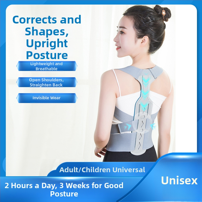 Xing Yu korekčný pás na držanie tela pre deti a dospelých, s keel oporou, model JZD-01, PU vlákno/elastan, vhodné obdobia: leto, jar, jeseň