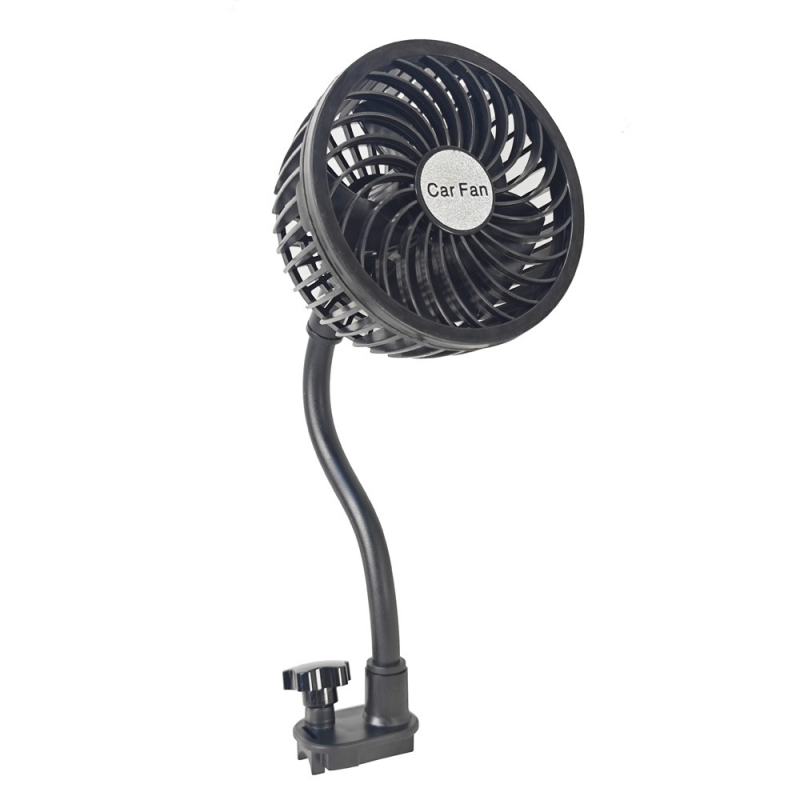 Ventilator za naslon auto s kopčom, AC-2411, ABS kućište, unutarnje hlađenje automobila