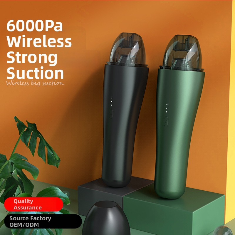 Pinjia Auto Mini Vysávač, 65W, 11.1V, 6000Pa Sací výkon, Bezdrôtové nabíjanie