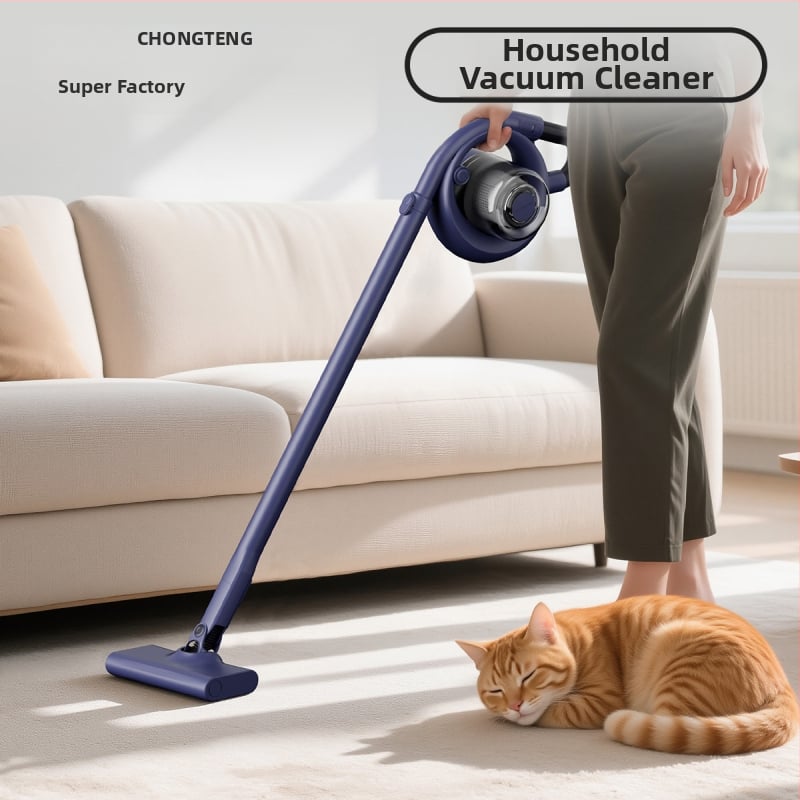 CHONGTENG Безжичен ръчен прахосмукач — 18.5V, 185W, 16000Pa, презареждащ се