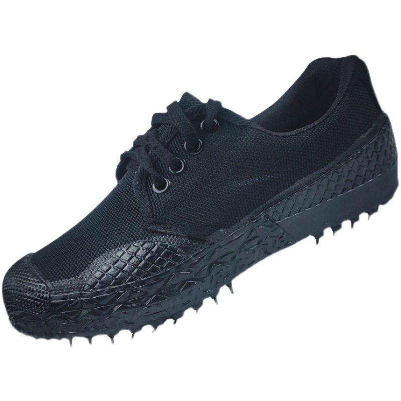 Unisex sigurnosne radne cipele, niskog profila, platnena gornja, gumena potplata, protivklizne, otporne na habanje, vezanje (platno · gumena potplata · protivklizne · otporne)