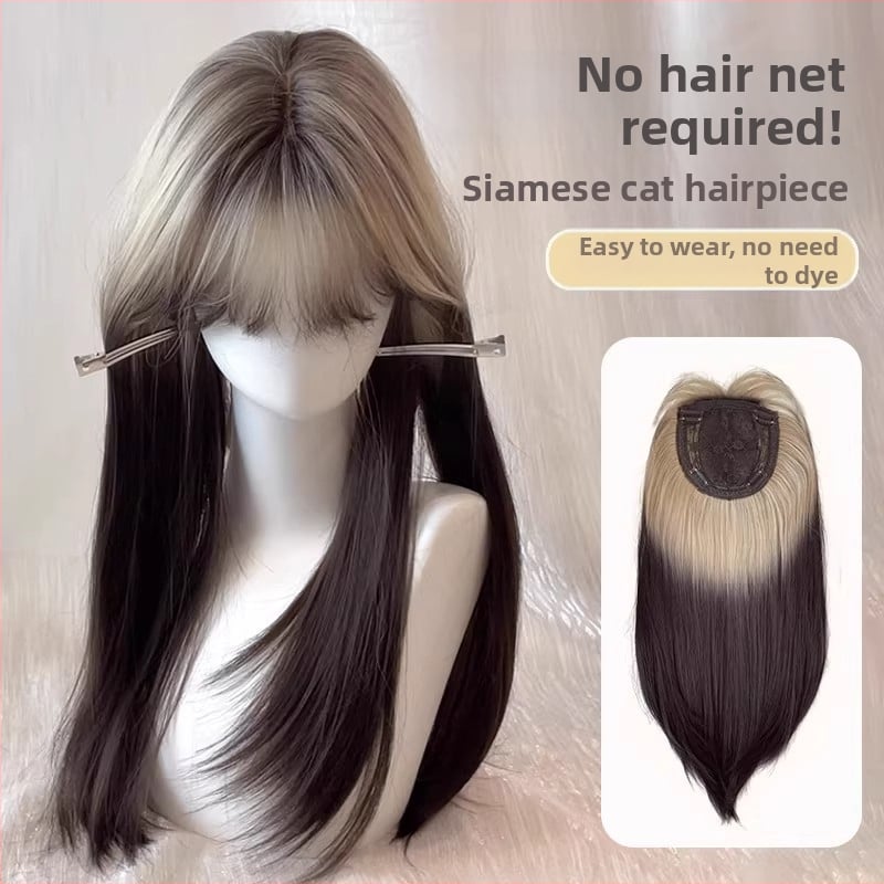 Perika od proteinskih vlakana, ravni stil; tehnologija obrade: mehanizam; model 2735; podrijetlo Jiangxi