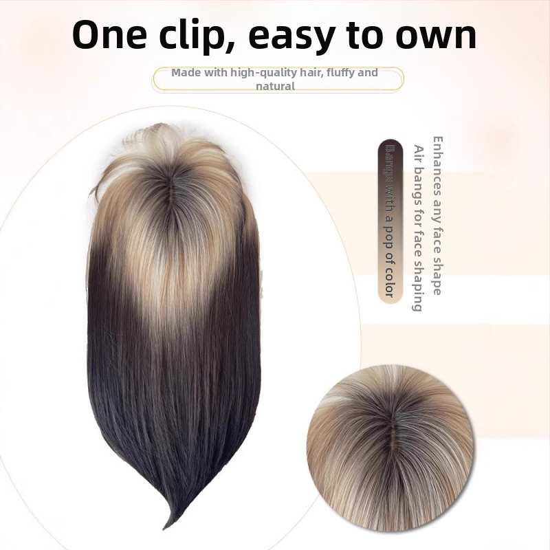 Perika od proteinskih vlakana, ravni stil; tehnologija obrade: mehanizam; model 2735; podrijetlo Jiangxi