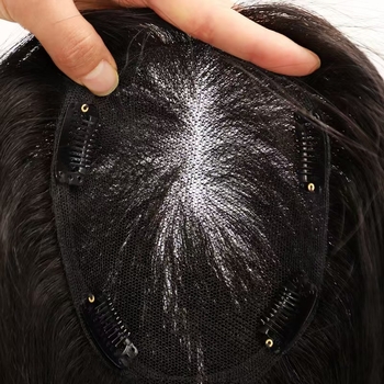 Dio peruke - ručno tkanje švicarska čipka, ravne ljudske dlake, potpuno ručno izrađeno, bojanje i trajno pogodno