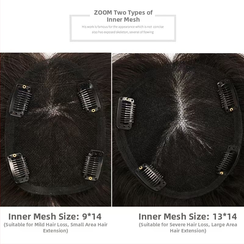 Dio peruke - ručno tkanje švicarska čipka, ravne ljudske dlake, potpuno ručno izrađeno, bojanje i trajno pogodno