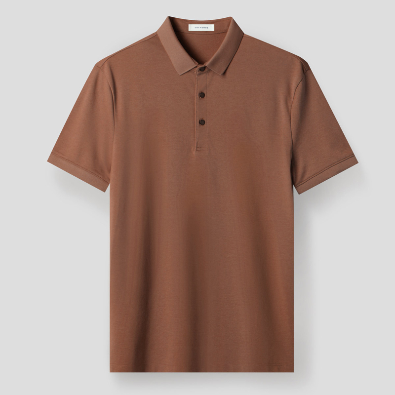 Muška polo majica od pamuka, kratki rukavi, uski kroj, ovratnik s preklopom, jednobojna