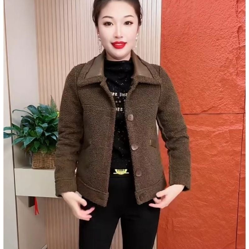 Geacă de piele pentru femei cu glugă, lungime extinsă, închidere cu fermoar, stil urban — vara 2024