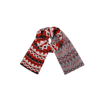 Šal jacquard s warp pletenjem, imitacija kašmira, poliester, zima